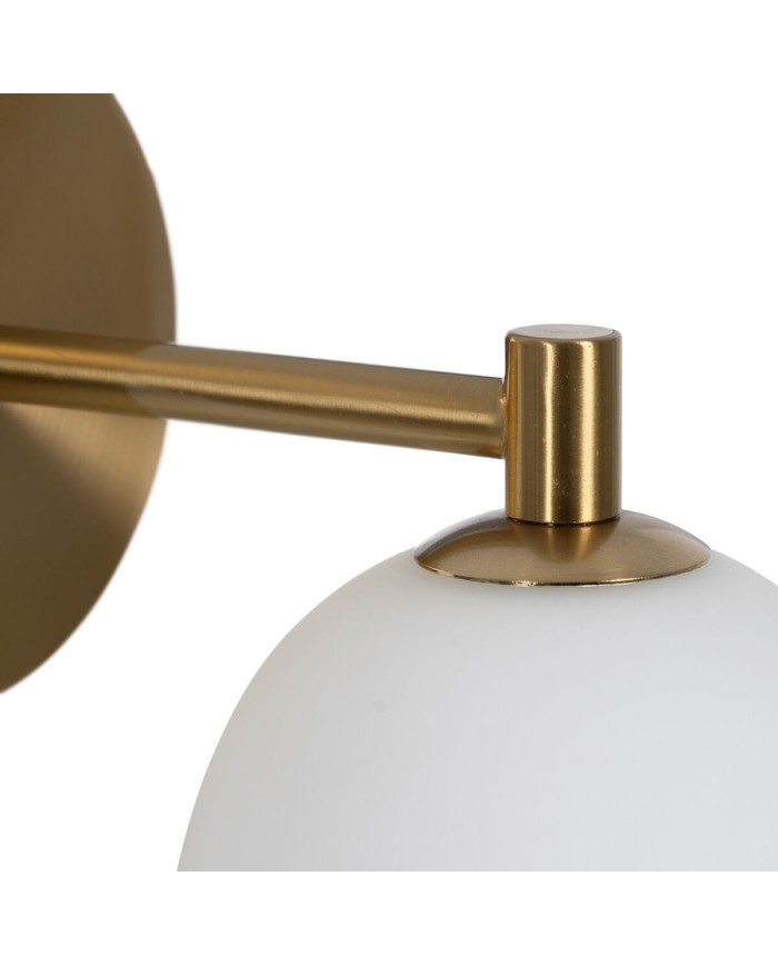 Lampada da Parete Bianco Dorato 60 W 19 x 12 x 23,5 cm