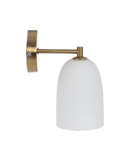 Lampada da Parete Bianco Dorato 60 W 19 x 12 x 23,5 cm
