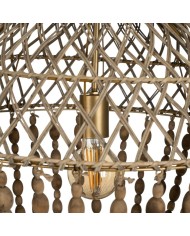 Lampadario Dorato Naturale 40 W Lampadario Dorato Naturale 40 W