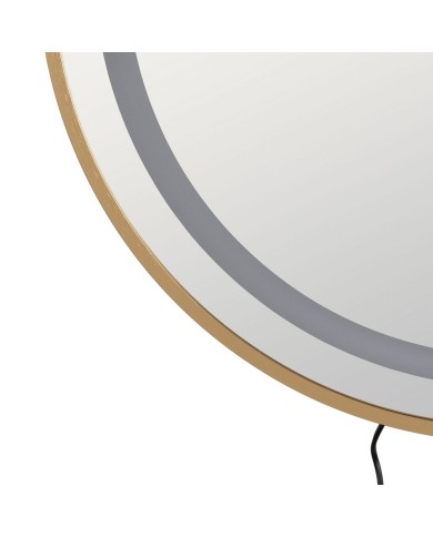 Specchio da parete Dorato Specchio 60 x 3 x 60 cm