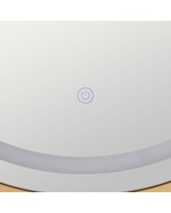 Specchio da parete Dorato Specchio 60 x 3 x 60 cm