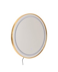 Specchio da parete Dorato Specchio 60 x 3 x 60 cm