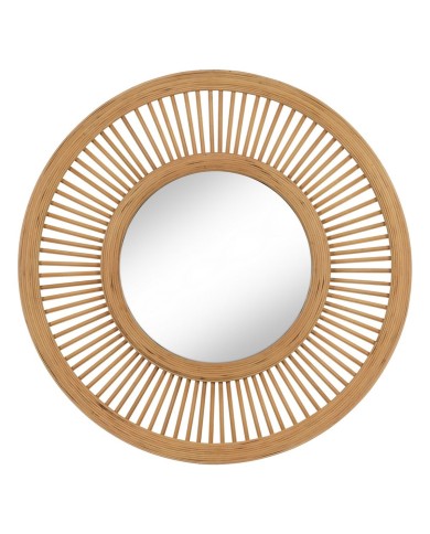 Specchio da parete Naturale 70 x 2,5 x 70 cm