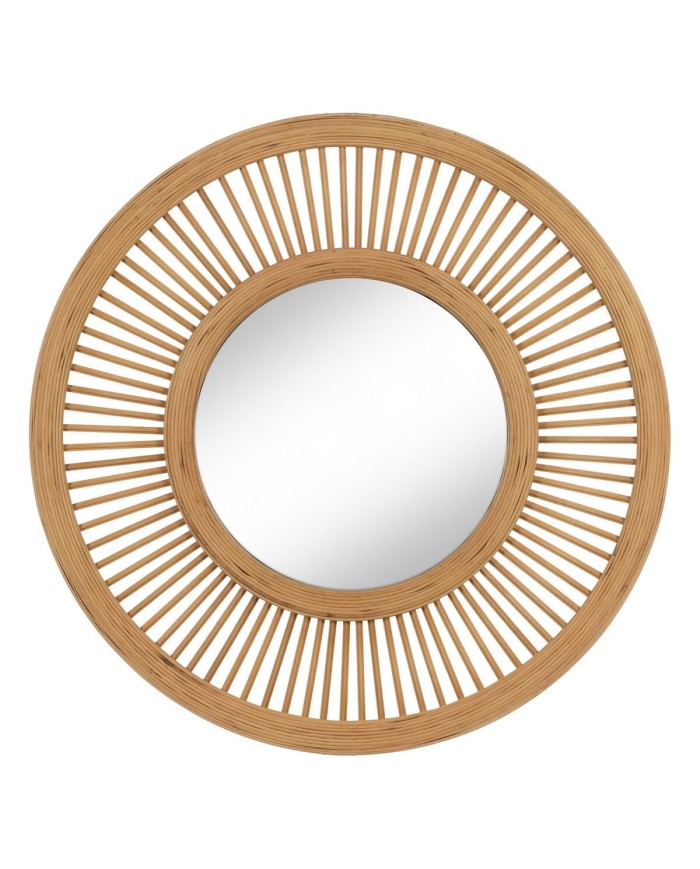 Specchio da parete Naturale 70 x 2,5 x 70 cm