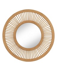 Specchio da parete Naturale 70 x 2,5 x 70 cm