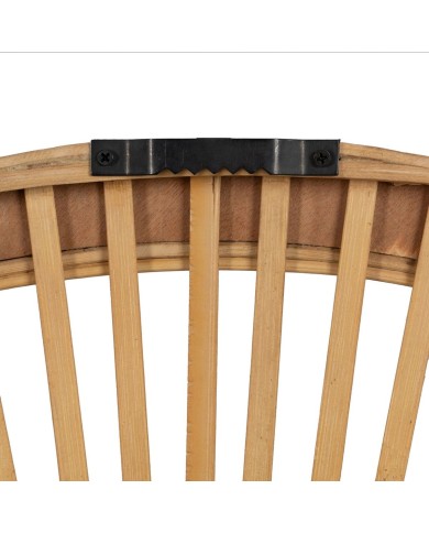 Specchio da parete Naturale 70 x 2,5 x 70 cm