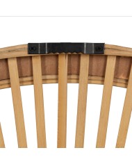 Specchio da parete Naturale 70 x 2,5 x 70 cm