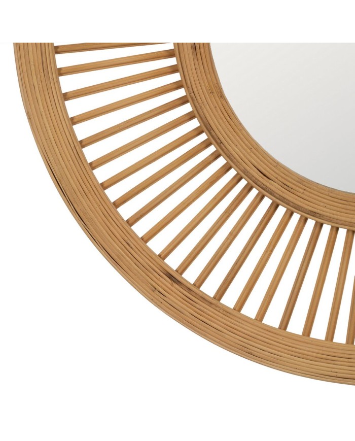 Specchio da parete Naturale 70 x 2,5 x 70 cm