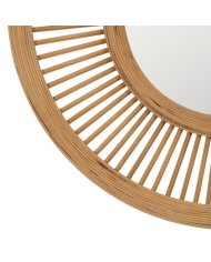 Specchio da parete Naturale 70 x 2,5 x 70 cm