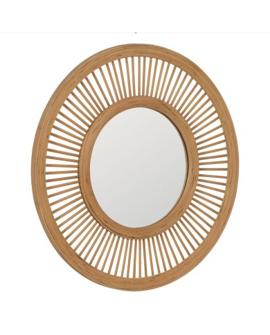 Specchio da parete Naturale 70 x 2,5 x 70 cm