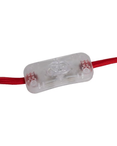 Lampada da tavolo Bianco Rosso Poliresina 60 W 220-240 V 24 x 9,5 x 29 cm