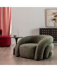 Poltrona Verde Legno Foam 100 x 84 x 58 cm