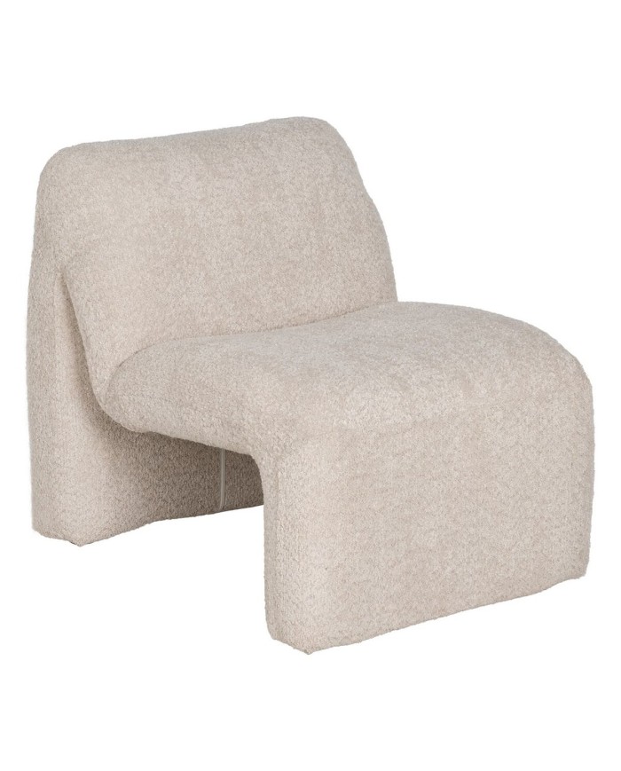 Poltrona Beige Legno 62 x 86 x 69 cm Poltrona Beige Legno 62 x 86 x 69 cm