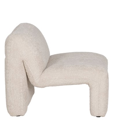 Poltrona Beige Legno 62 x 86 x 69 cm