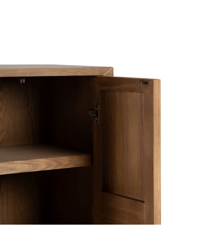 Credenza AIKO Crema Naturale Ferro Legno MDF 70 x 40 x 172 cm