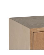 Credenza AIKO Crema Naturale Ferro Legno MDF 70 x 40 x 172 cm