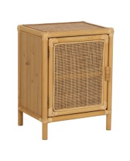 Tavolo aggiuntivo LAGOM Nero Naturale Ferro Legno d'albero della gomma 40 x 40 x 50 cm