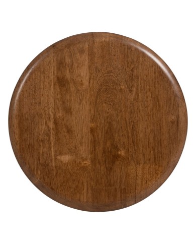 Tavolo aggiuntivo LAGOM Nero Naturale Ferro Legno d'albero della gomma 40 x 40 x 50 cm