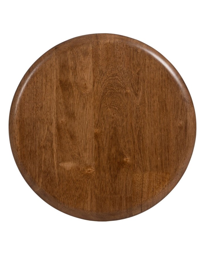 Tavolo aggiuntivo LAGOM Nero Naturale Ferro Legno d'albero della gomma 40 x 40 x 50 cm