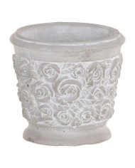 Vaso Grigio Cemento 15 x 15 x 14 cm Vaso Grigio Cemento 15 x 15 x 14 cm