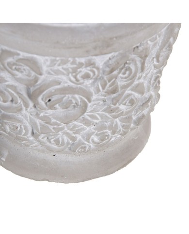 Vaso Grigio Cemento 15 x 15 x 14 cm Vaso Grigio Cemento 15 x 15 x 14 cm