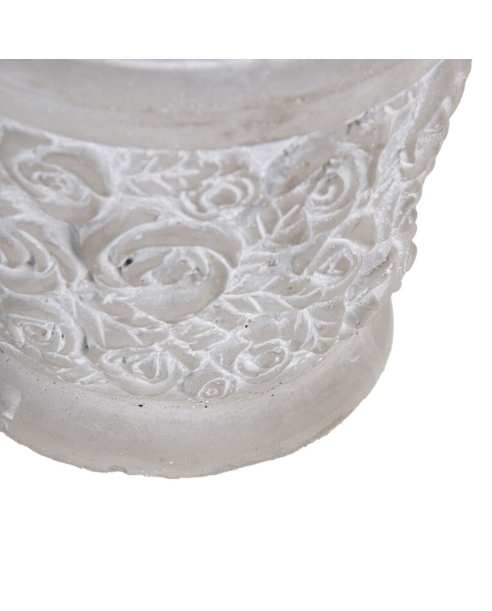 Vaso Grigio Cemento 15 x 15 x 14 cm Vaso Grigio Cemento 15 x 15 x 14 cm