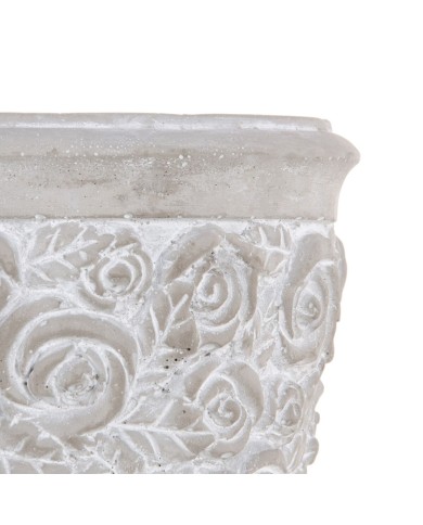 Vaso Grigio Cemento 15 x 15 x 14 cm Vaso Grigio Cemento 15 x 15 x 14 cm