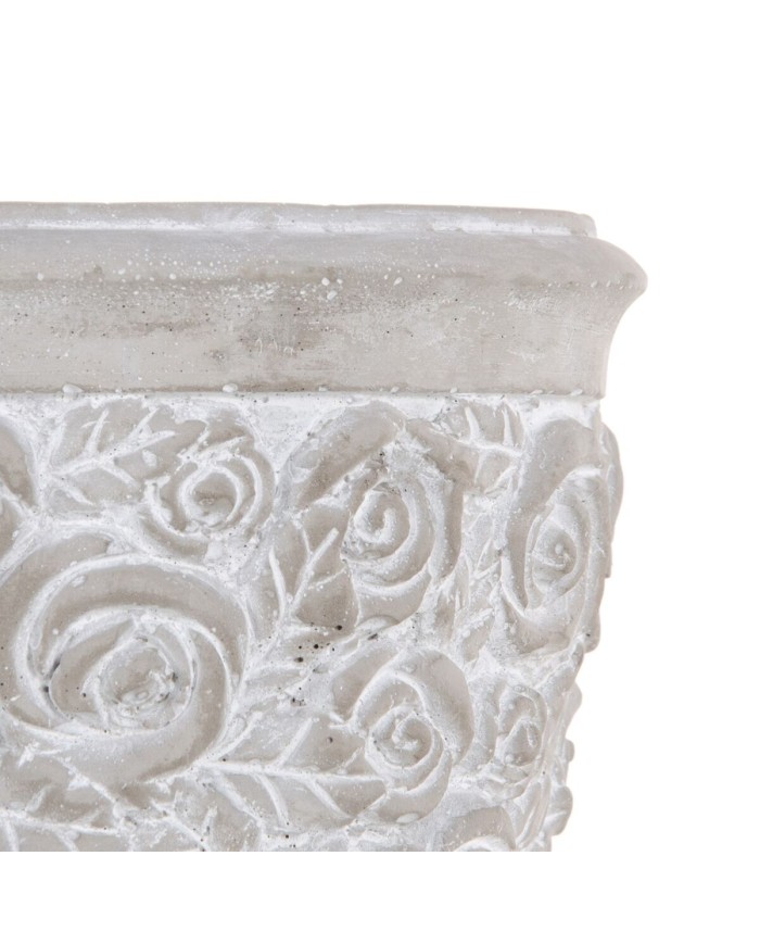 Vaso Grigio Cemento 15 x 15 x 14 cm Vaso Grigio Cemento 15 x 15 x 14 cm