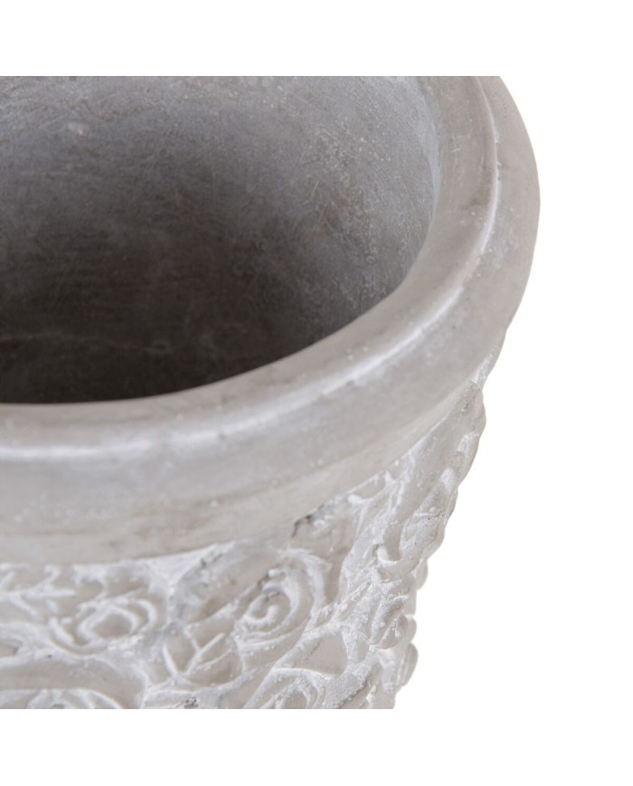 Vaso Grigio Cemento 15 x 15 x 14 cm Vaso Grigio Cemento 15 x 15 x 14 cm