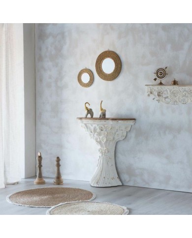 Statua Decorativa Alexandra House Living Marrone Legno di mango Scacchi 14 x 36 x 14 cm Statua Decorativa Alexandra House Living Marrone Legno di mango Scacchi 14 x 36 x 14 cm