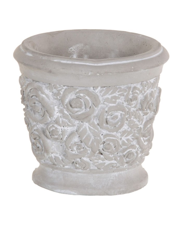 Vaso Grigio Cemento 13 x 13 x 12 cm Vaso Grigio Cemento 13 x 13 x 12 cm