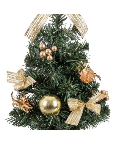 Albero di Natale Oro Verde PVC Ananas 26 x 26 x 50 cm