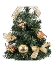 Albero di Natale Oro Verde PVC Ananas 26 x 26 x 50 cm