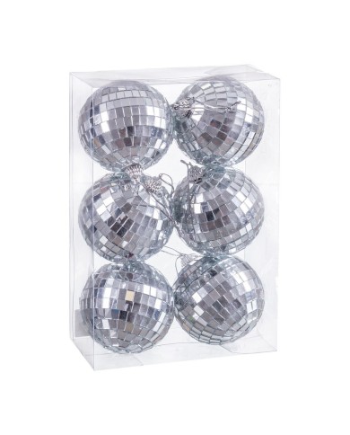 Palle di Natale Polyfoam Ø 6 cm 17,5 x 12 x 6 cm (6 Unità)