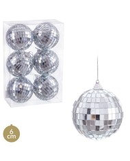 Palle di Natale Polyfoam Ø 6 cm 17,5 x 12 x 6 cm (6 Unità) Palle di Natale Polyfoam Ø 6 cm 17,5 x 12 x 6 cm (6 Unità)