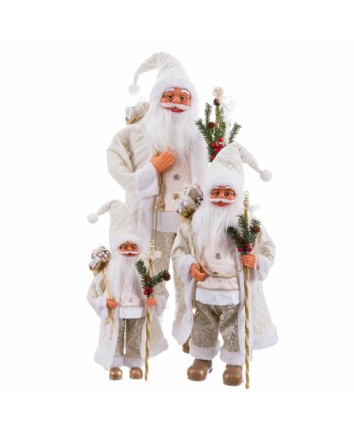 Babbo Natale Bianco 32 X 25 X 87 CM