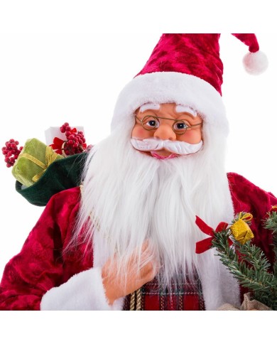 Babbo Natale Rosso 47 X 30 X 122 CM