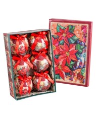 Palle di Natale Multicolore Polyfoam Ø 7,5 cm (6 Unità)