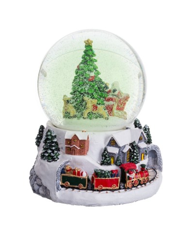 Palla di Neve Multicolore 15,5 x 14,5 x 17,5 cm