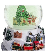 Palla di Neve Multicolore 15,5 x 14,5 x 17,5 cm