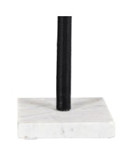 Statua Decorativa Bianco Nero Alluminio Marmo 20 x 10 x 38 cm Statua Decorativa Bianco Nero Alluminio Marmo 20 x 10 x 38 cm