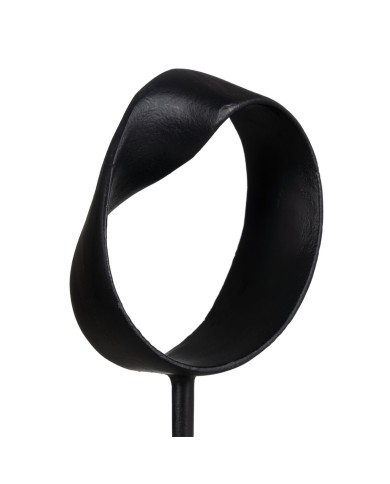 Statua Decorativa Bianco Nero Alluminio Marmo 20 x 10 x 38 cm