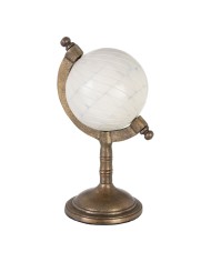 Statua Decorativa Bianco Nero Alluminio Marmo 20 x 10 x 38 cm Statua Decorativa Bianco Nero Alluminio Marmo 20 x 10 x 38 cm