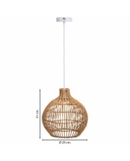 Lampadario Alexandra House Living Marrone Lampadario Alexandra House Living Marrone