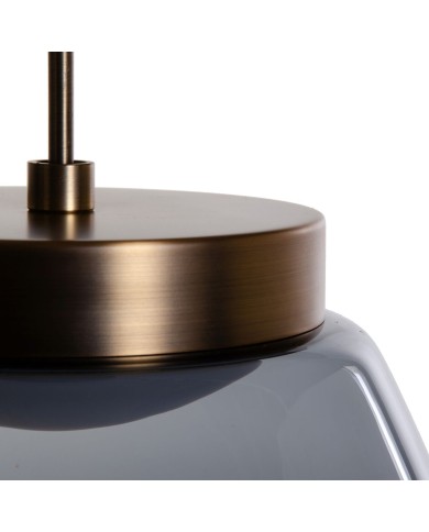 Lampadario Nero Dorato 15 W Lampadario Nero Dorato 15 W