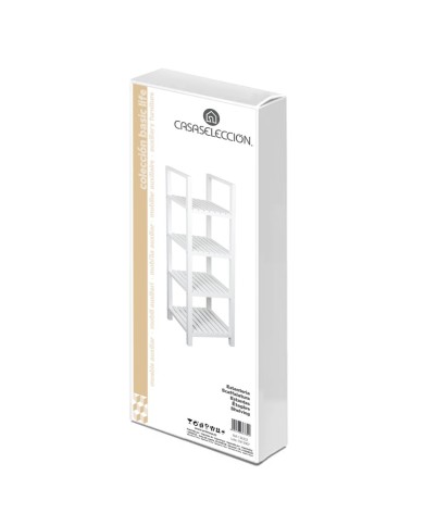 Scaffale da Bagno Bianco 31 x 31 x 102 cm Scaffale da Bagno Bianco 31 x 31 x 102 cm