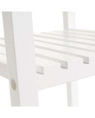 Scaffale da Bagno Bianco 31 x 31 x 102 cm Scaffale da Bagno Bianco 31 x 31 x 102 cm