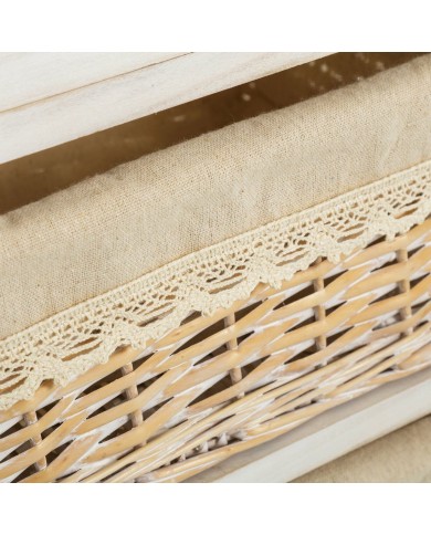 Cassettiera SWEET HEART Crema Naturale 40 x 29 x 58 cm