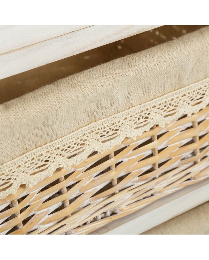 Cassettiera SWEET HEART Crema Naturale 40 x 29 x 58 cm