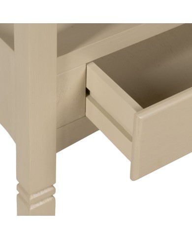 Ingresso con Cassetti Crema 90 x 33 x 75 cm